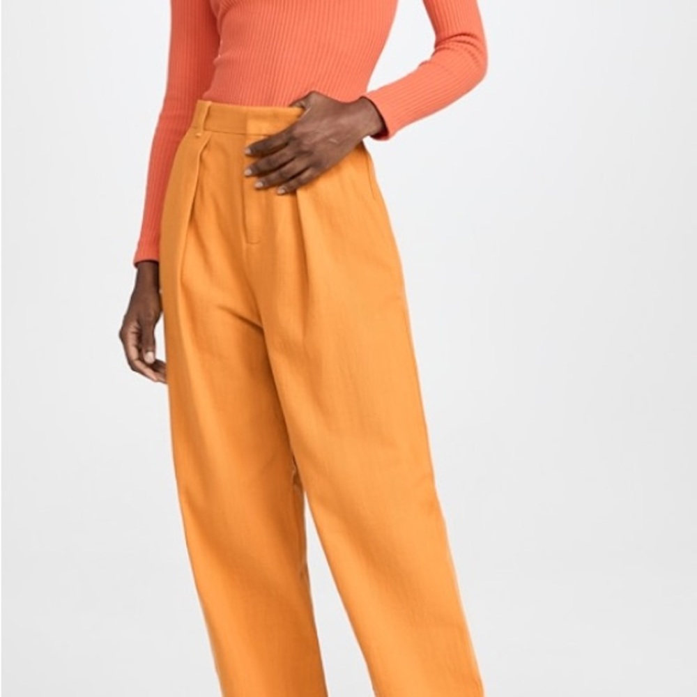 NWT Mara Hoffman Marella Pants in Mustard Size 4